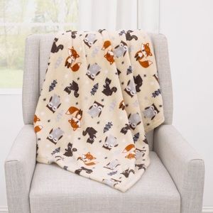 Parent's Choice Fox & Woodland Baby Blanket